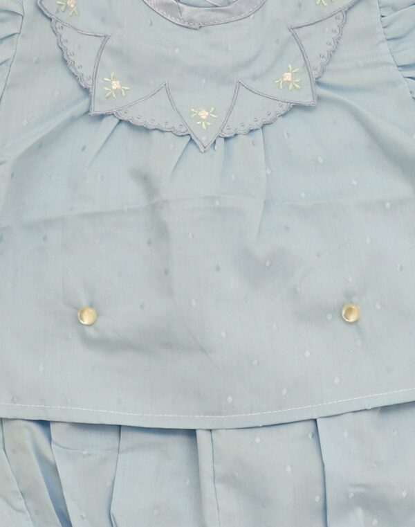 Ensemble chemise brodée et bloomer 3 mois