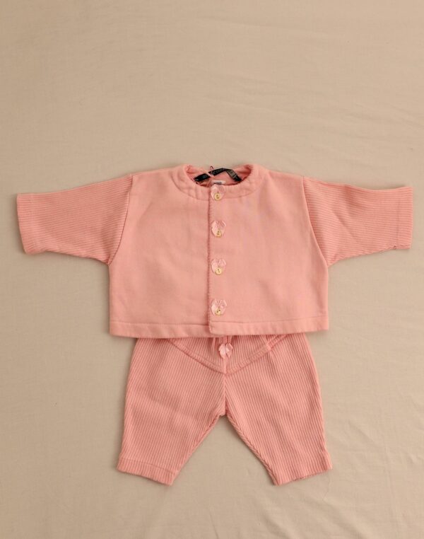 Pink vest and pants set 3 months