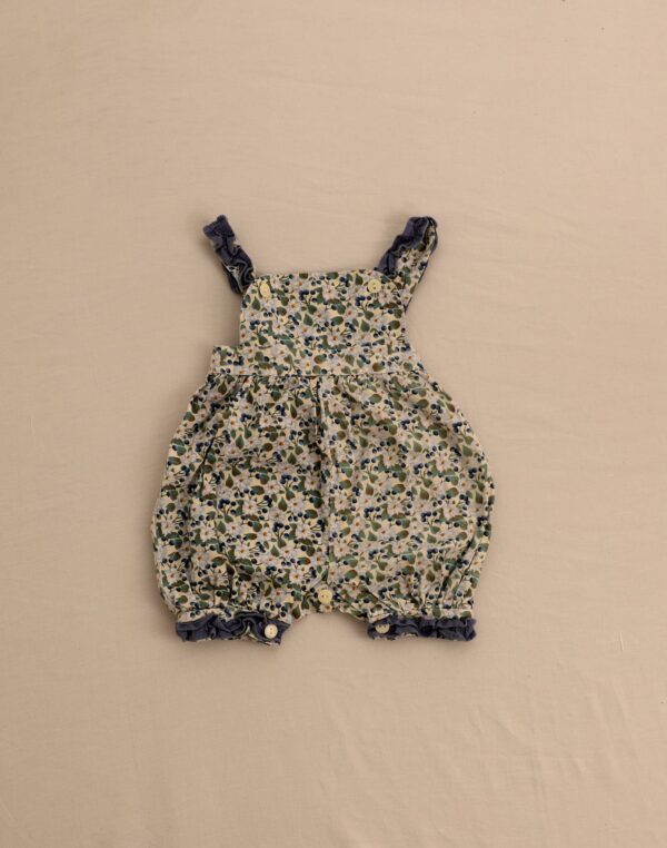 Floral overall romper