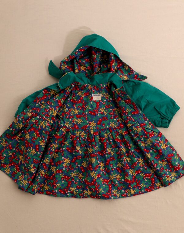 Manteau léger doublure fleurie