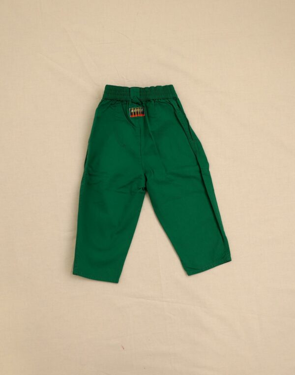 Pantalon à pinces vert