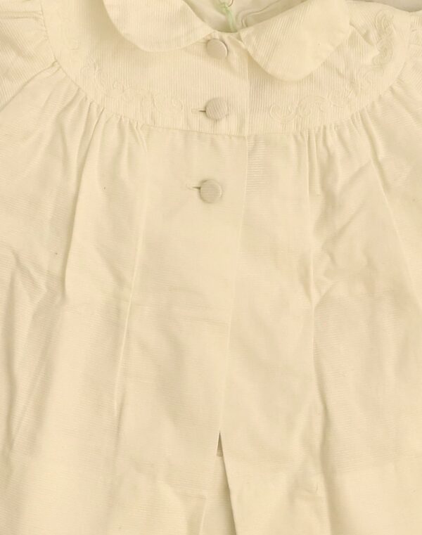 Manteau à capuche 1970s blanc