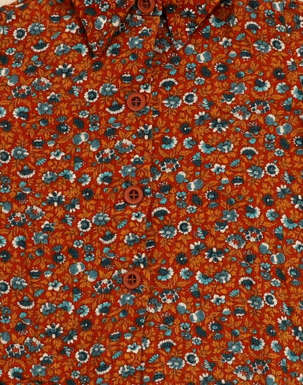 Chemise à fleurs 1970