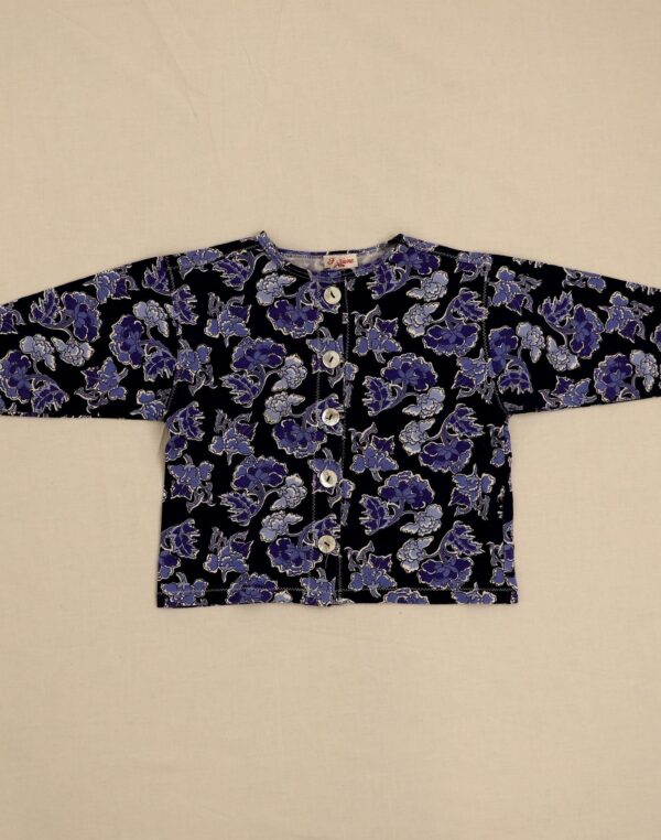 Floral jersey shirt