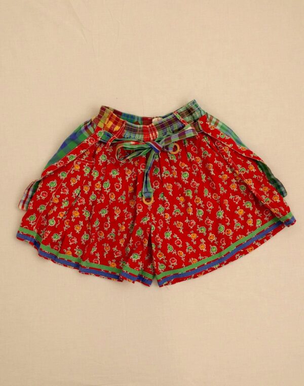 Flowers & madras shorts Oilily 8 years