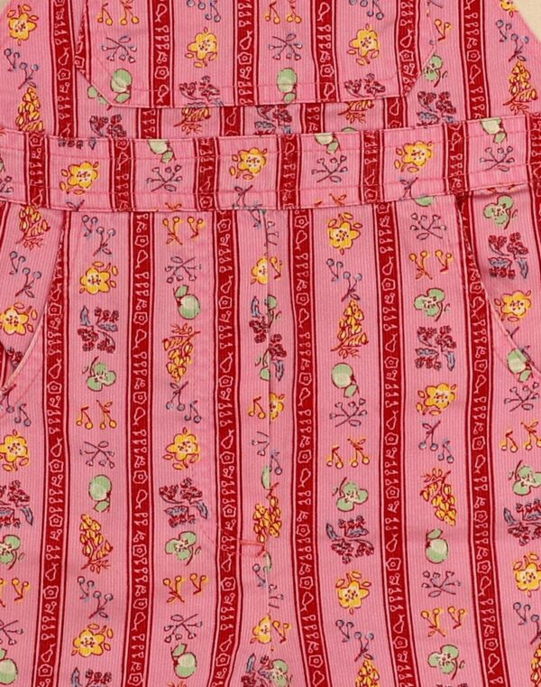 Patterned short overalls