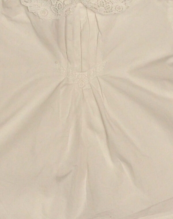Blouse brodée manches ballon