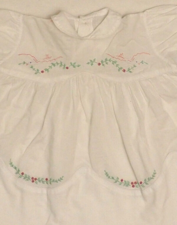 Blouse brodée oiseaux & fleurs