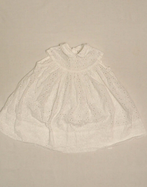 Openwork cotton formal gown