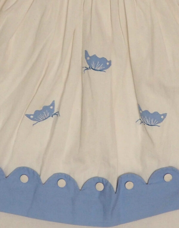 Robe de cérémonie appliqués papillons