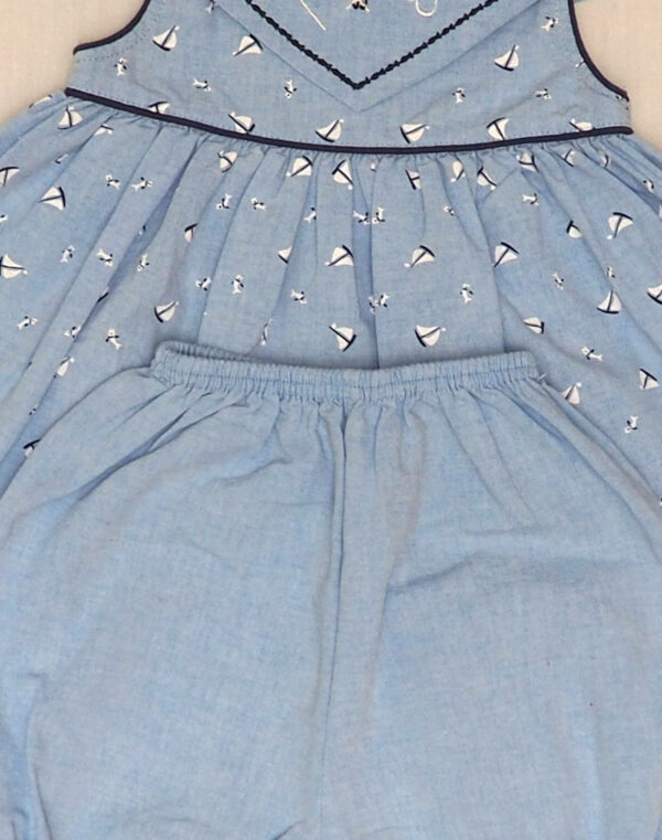 Sailor dress and bloomer set