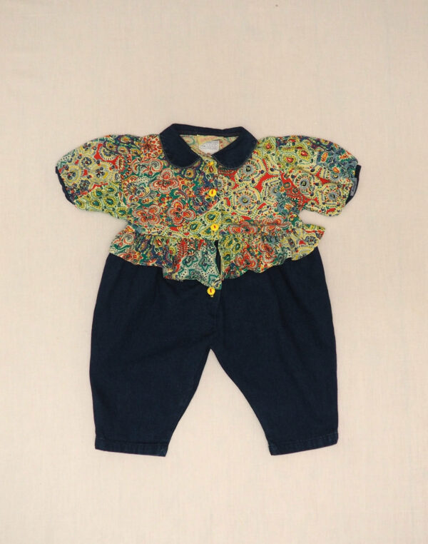 Combinaison motif floral & jean