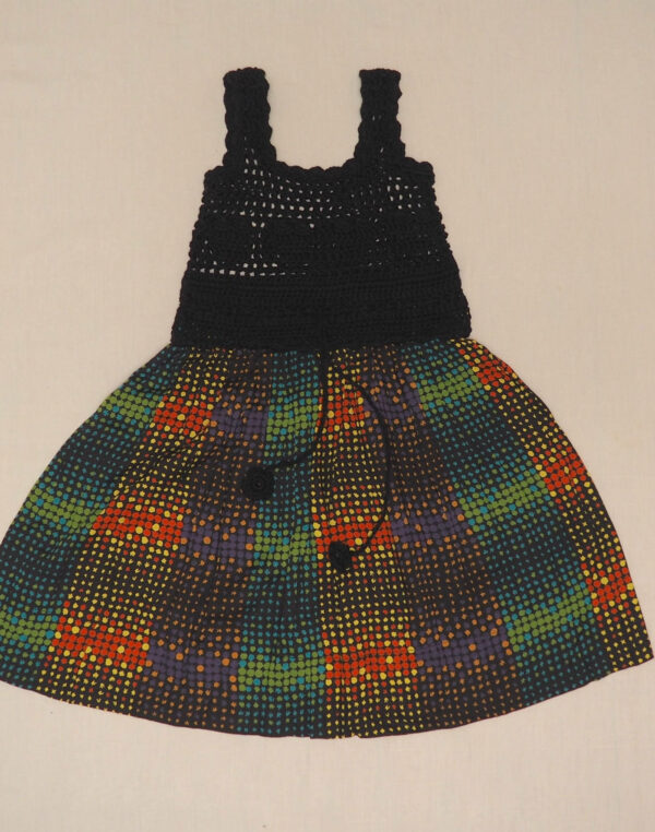 High crochet handmade dress