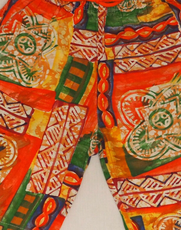 Patterned long shorts