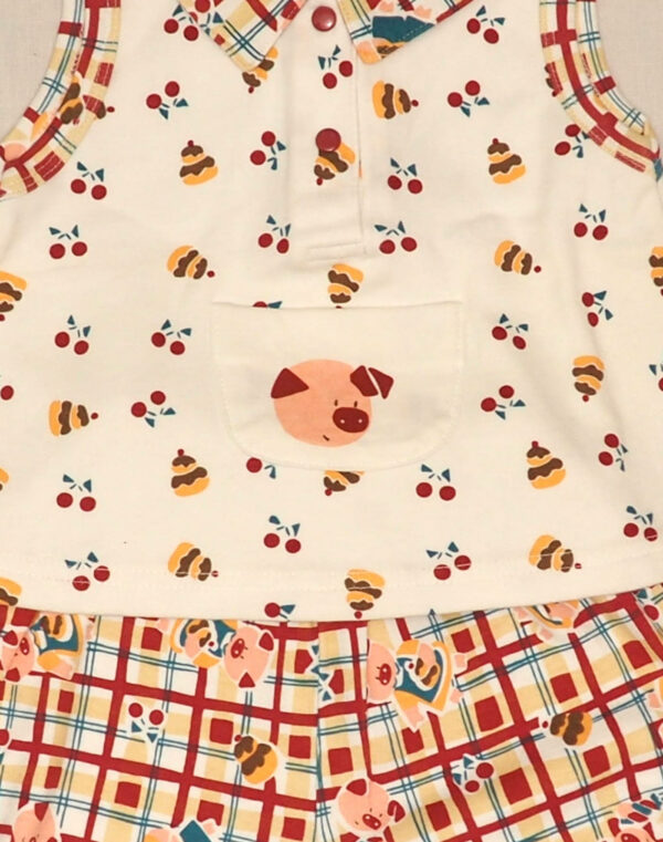 Patterned bloomer tank top set