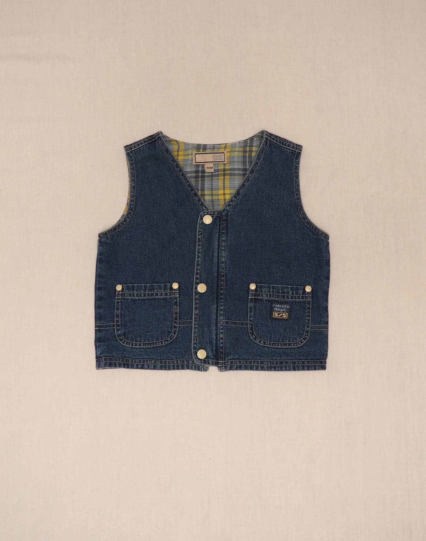 Lined denim jacket