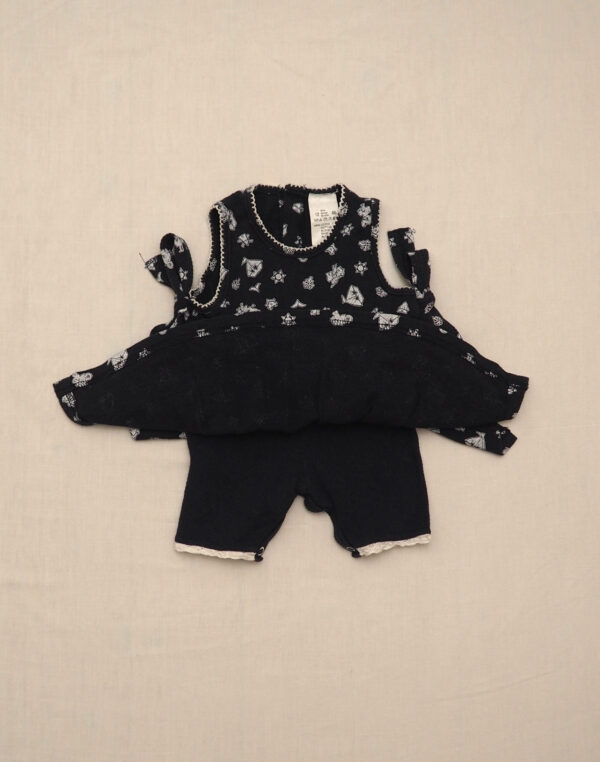 Combinaison robe bleu marine