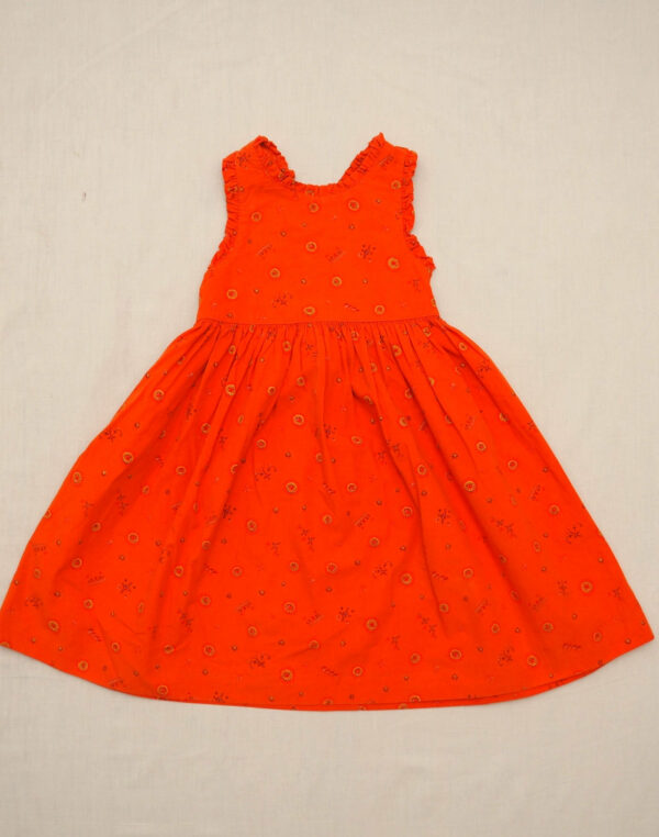 Orange apron dress