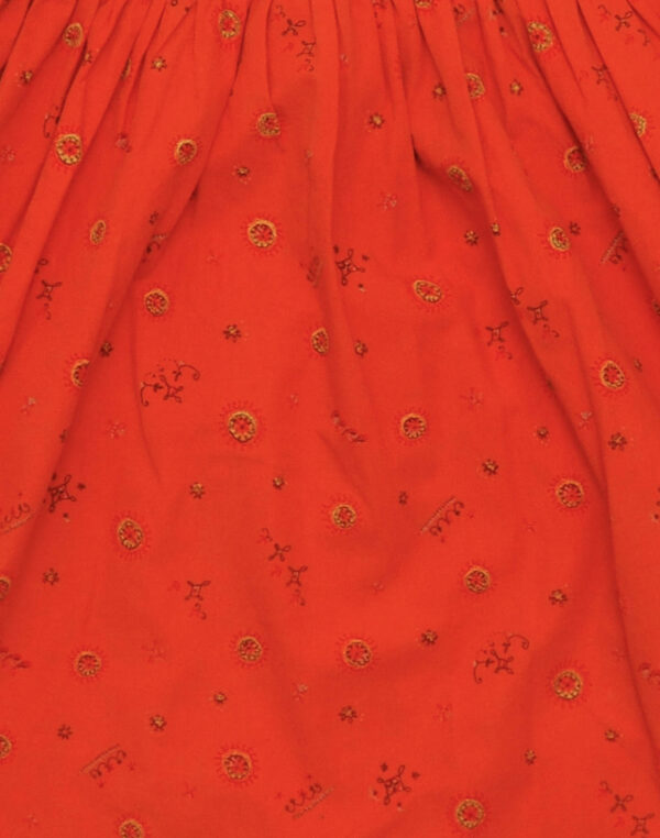 Robe tablier orange