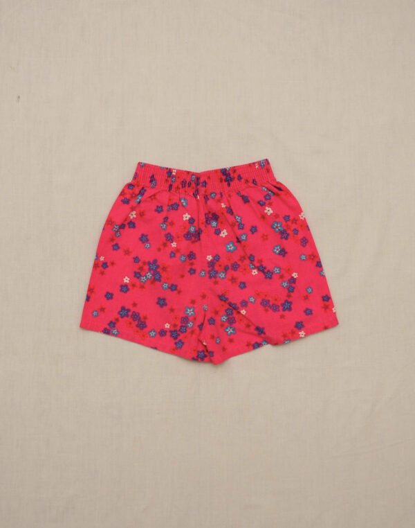 Pink floral shorts