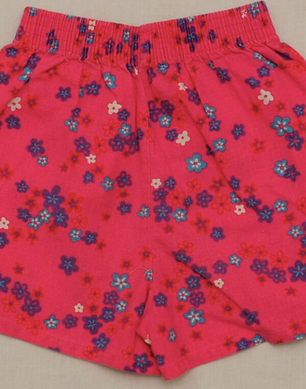 Pink floral shorts