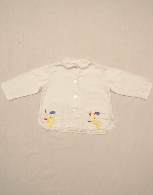 Carabi embroidered duck shirt