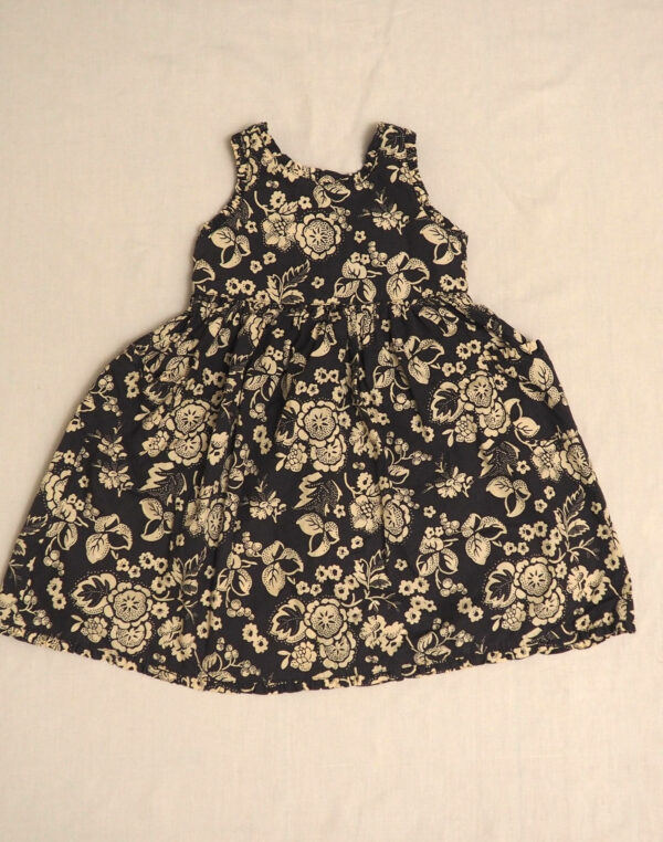 Anthracite floral dress