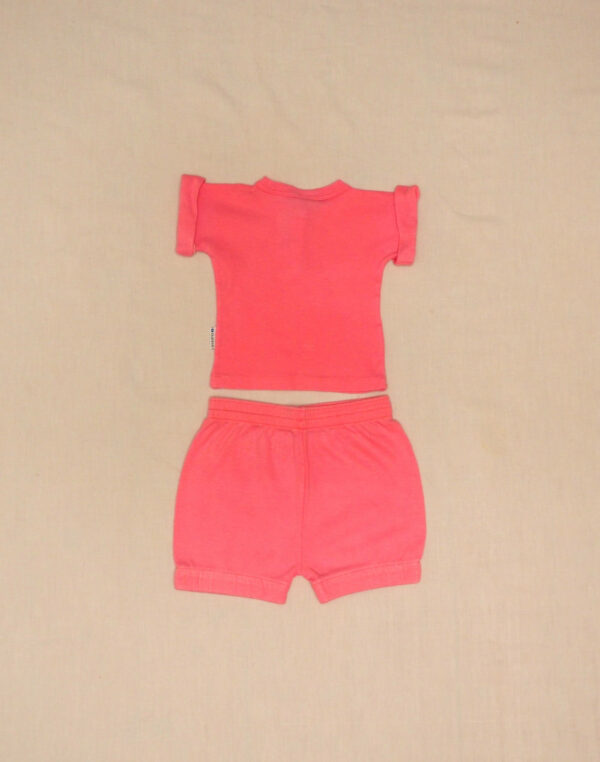 Pink T-shirt & shorts set