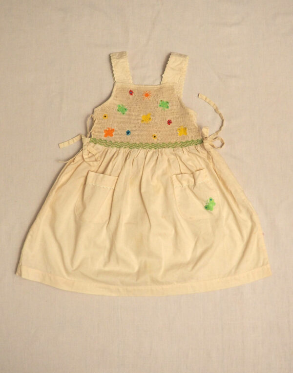 Butterfly smocked dress