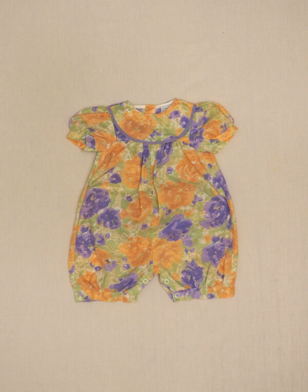 Pastel floral romper