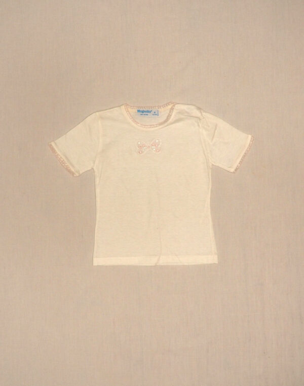 T-shirt blanc brodé