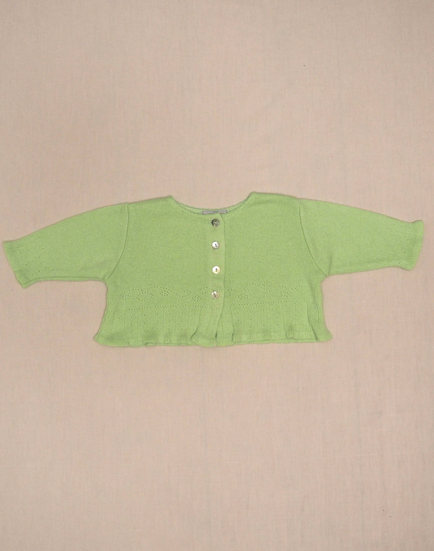 Green bolero cardigan