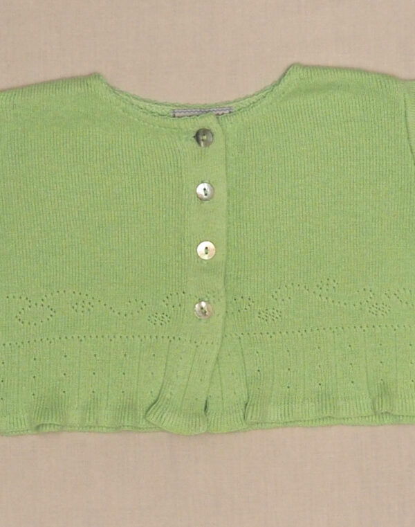 Green bolero cardigan