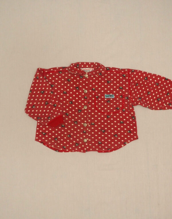 Polka dot jersey shirt