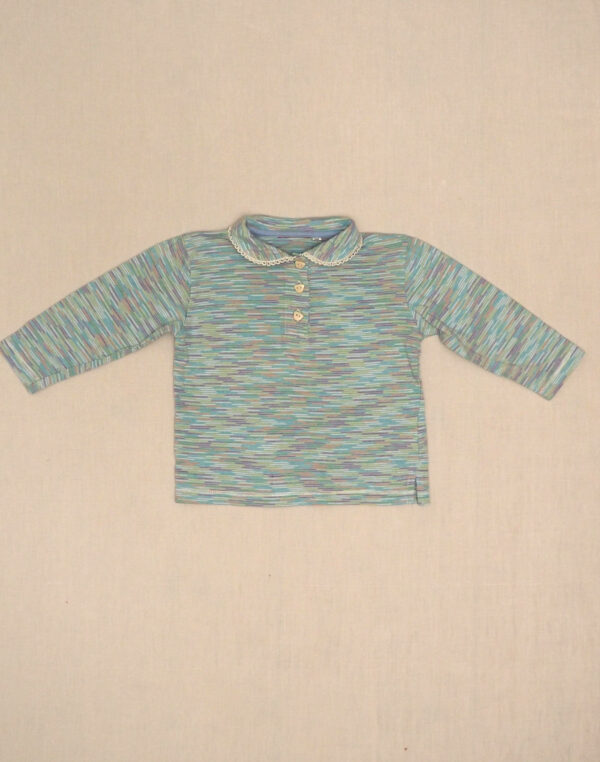 Zigzag polo shirt