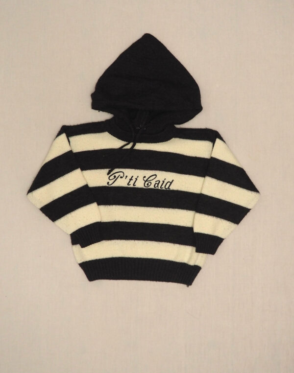 Striped hoodie