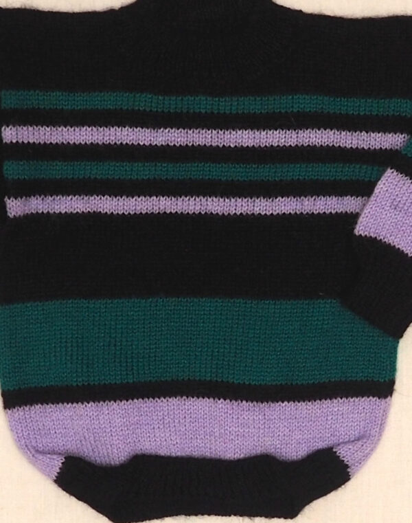 Striped handmade sweater