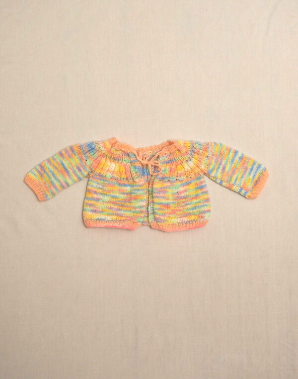Multicolored handmade cardigan