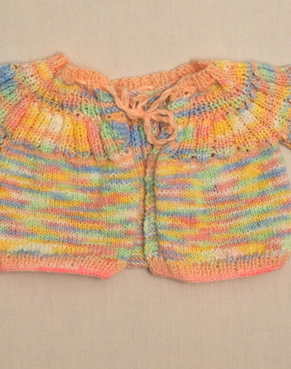 Multicolored handmade cardigan