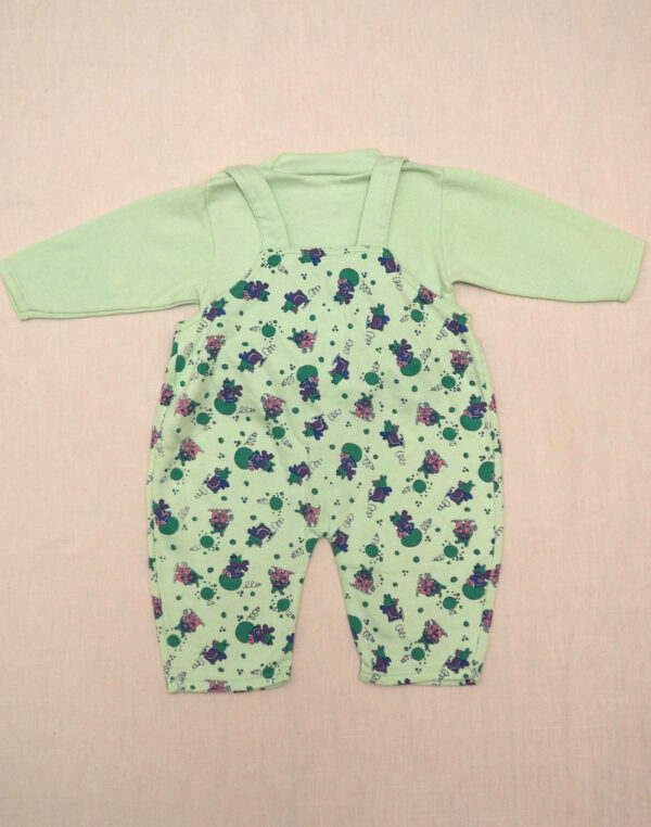 Rabbit sweater & overalls set