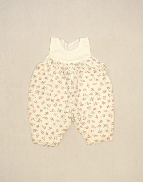 Floral fleece jumpsuit