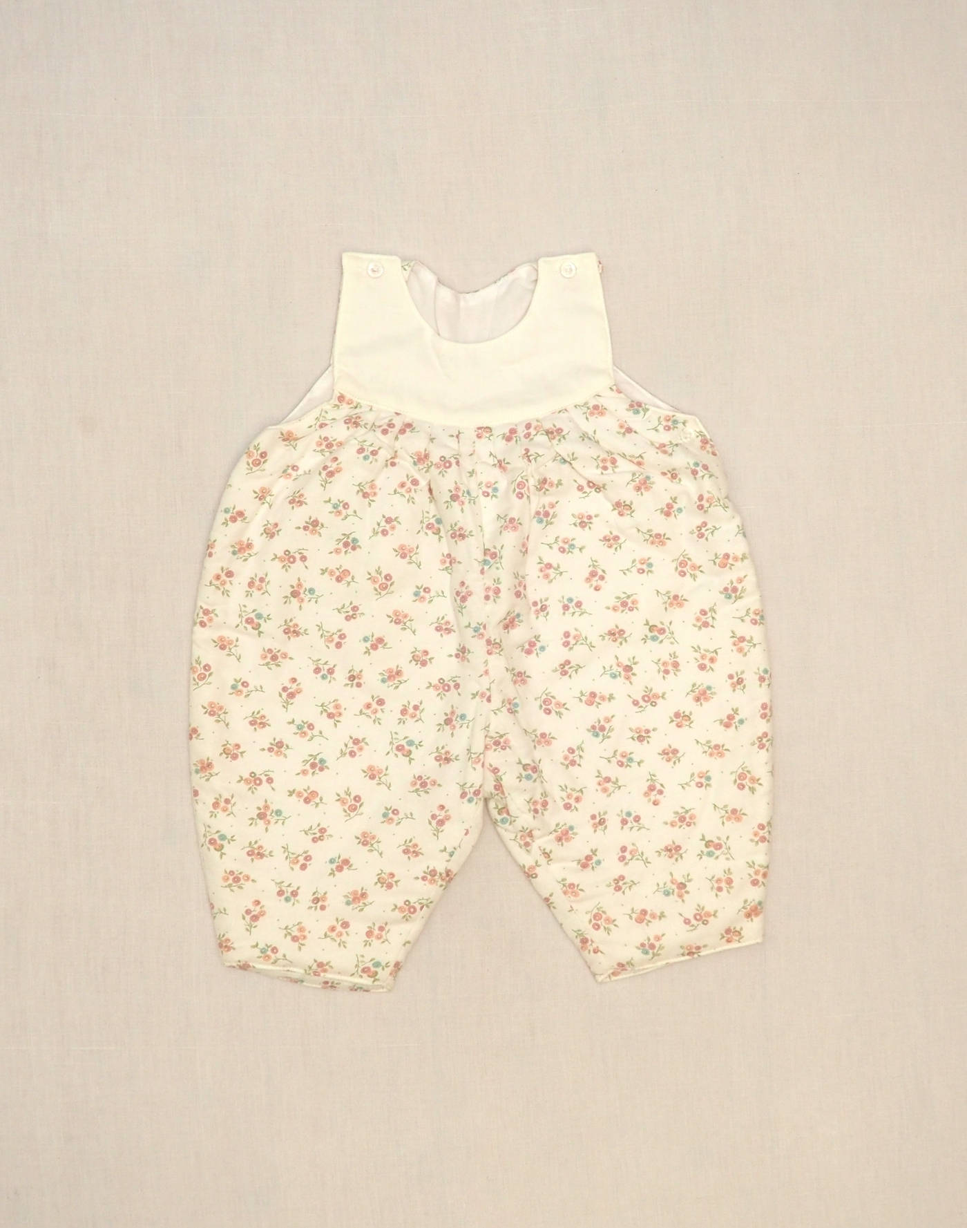 Floral fleece jumpsuit
