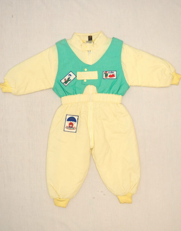 Yellow winter suit