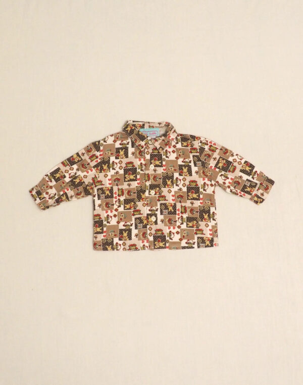 Rabbits patchwork shirt