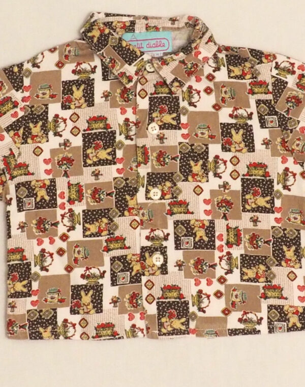 Rabbits patchwork shirt