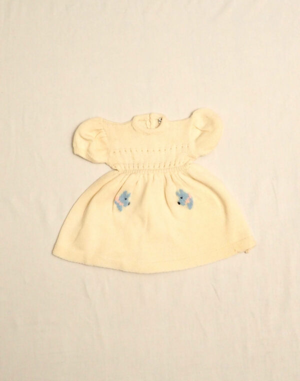 Robe en laine petits chiens 1950