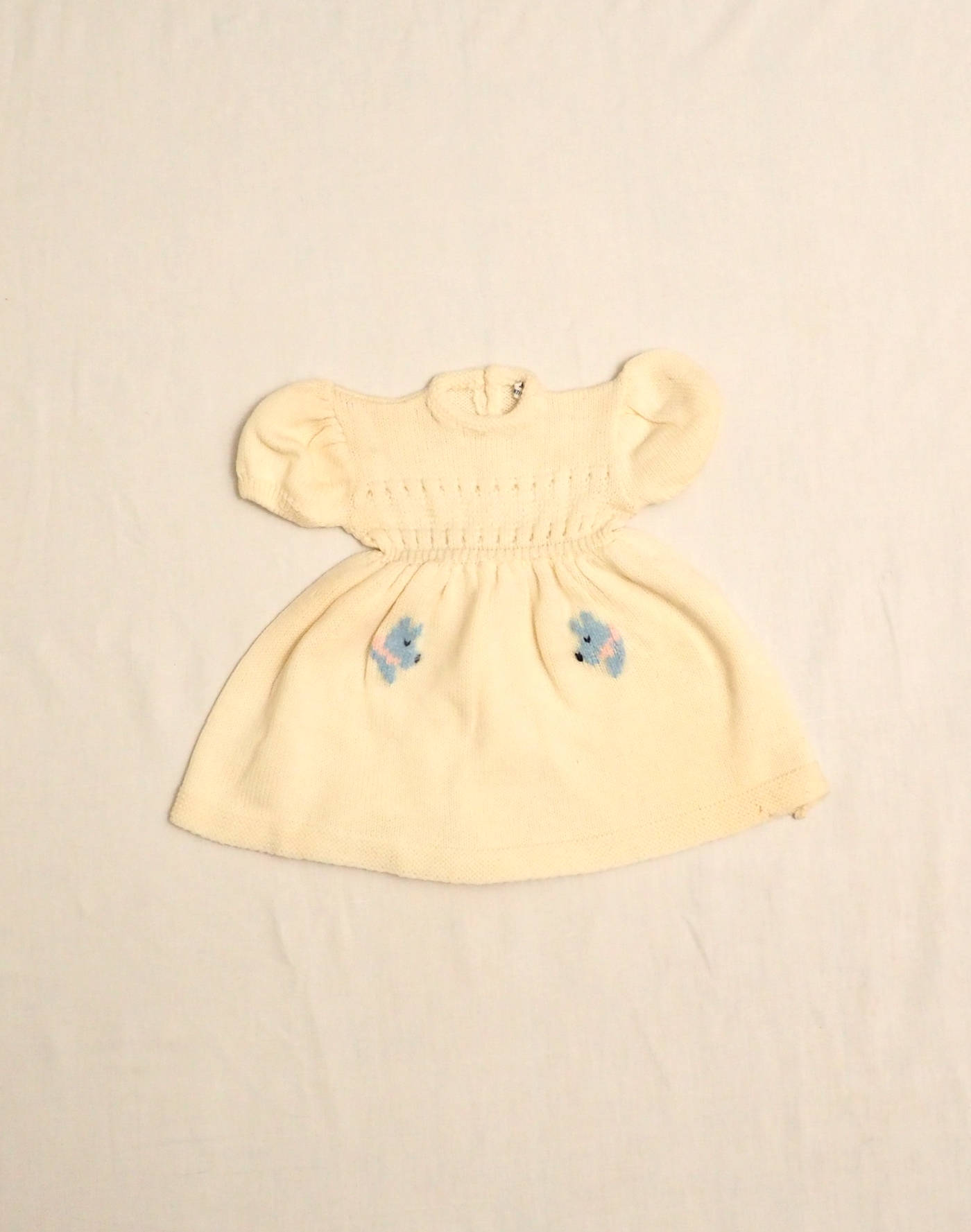 Robe en laine petits chiens 1950