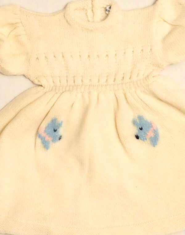 Robe en laine petits chiens 1950