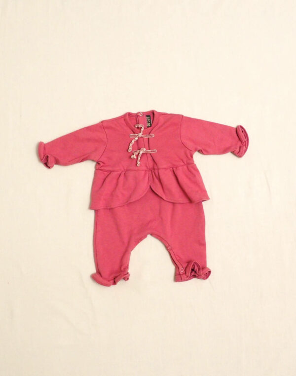 Plum baby pyjamas
