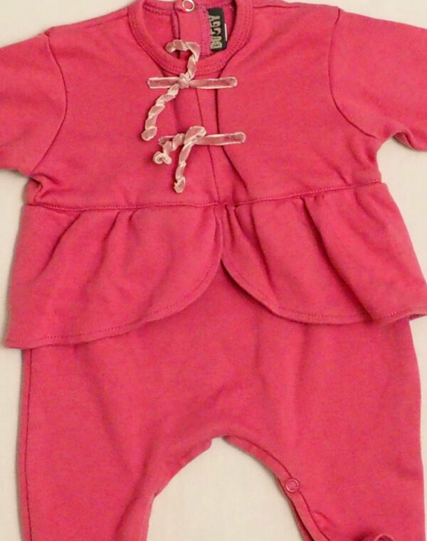 Plum baby pyjamas